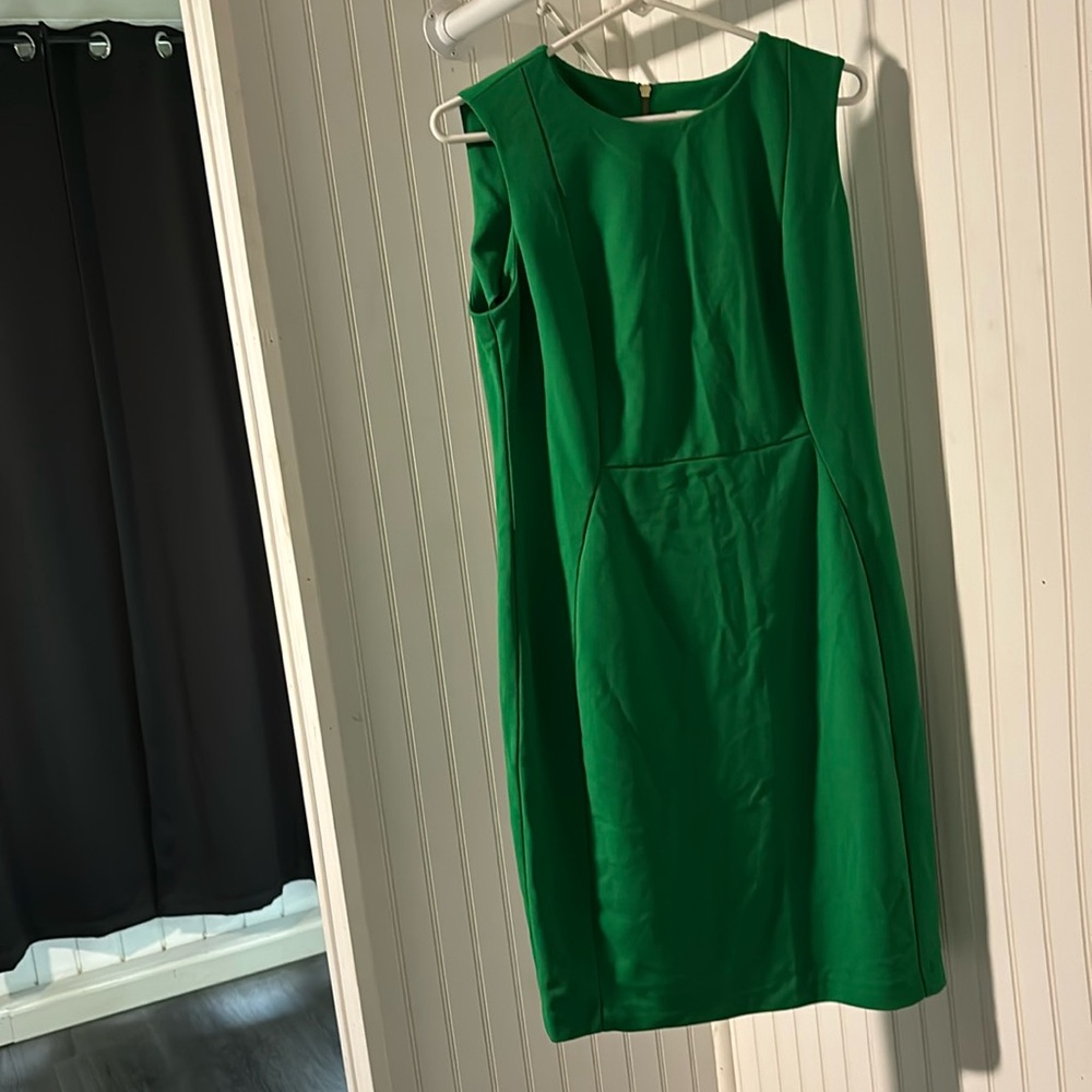 Green Calvin Klein dress